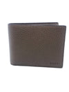 Gucci Men's Light Brown Pebbled Leather Trifold Wallet Gucci Embossed 333042