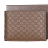 Gucci Men's Microguccissima GG Light Brown Soft Calf Leather Wallet 333042