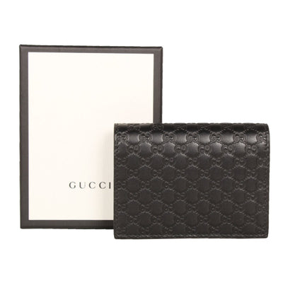 Gucci Men's Microguccissima GG Logo Margaux Dark Brown Card Case 544474 Wallet