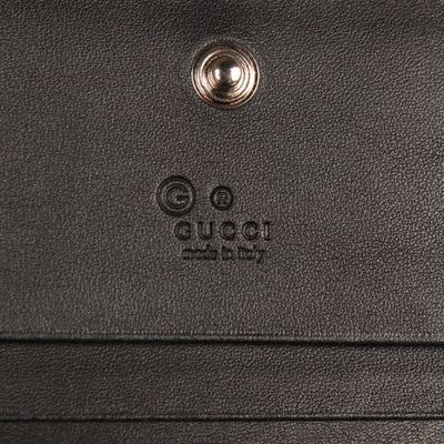 Gucci Men's Microguccissima GG Logo Margaux Dark Brown Card Case 544474 Wallet