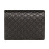 Gucci Men's Microguccissima GG Logo Margaux Dark Brown Card Case 544474 Wallet