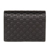 Gucci Men's Microguccissima GG Logo Margaux Dark Brown Card Case 544474 Wallet