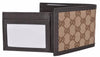 Gucci Men's Original GG Logo Beige Brown Canvas Leather Trim Trifold Wallet 217044