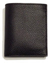 Gucci Men's Pebbled Leather Embossed Logo Vertical Wallet 292533