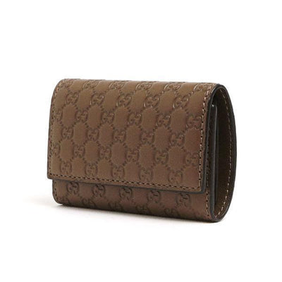 Gucci Mens Brown Microguccissima Soft Leather Key Case 150402