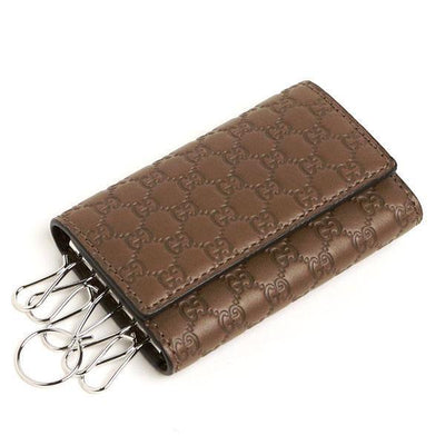 Gucci Mens Brown Microguccissima Soft Leather Key Case 150402