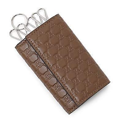 Gucci Mens Brown Microguccissima Soft Leather Key Case 150402