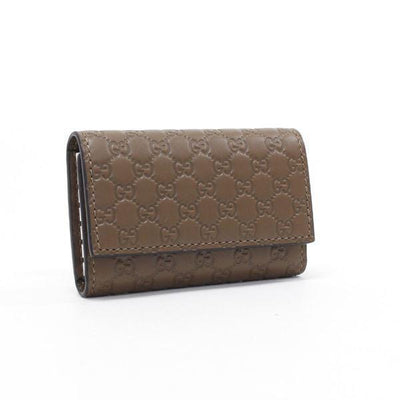 Gucci Mens Brown Microguccissima Soft Leather Key Case 150402