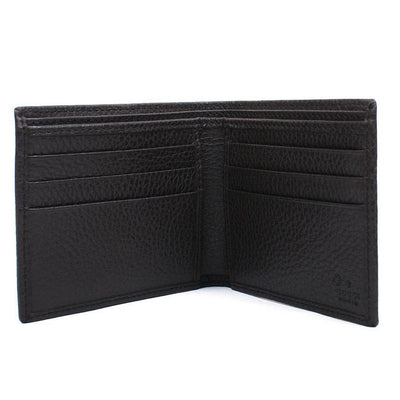 Gucci Mens Dark Brown Bifold Cadon Dollar Calf Wallet 260987