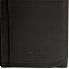 Gucci Mens Dark Brown GG Logo Vertical Passport Holder Microguccissima Soft Leather 496948