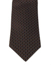 Gucci Mens Interlocking Gg Woven 100% Silk Tie, Brown 349391