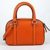 Gucci Micro Guccissima Soft Dollar Calf Maragaux Sun Orange Zip Top Rectangle Bag 510289