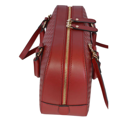 Gucci Micro Guccissima Soft Dollar Calf Margaux Red Bag Crossbody 510286