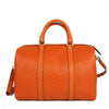 Gucci Microguccissima Orange Leather Dome Boston Bag 449646