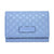 Gucci MicroGuccissima Soft Margaux Mineral Blue Card Case 544030