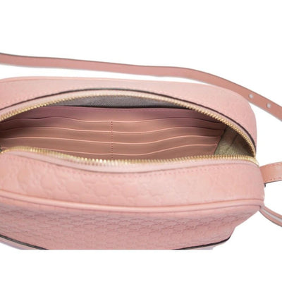 Gucci Mini Bree Microguccissima Soft Calf Margaux Soft Pink Crossbody 449413