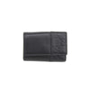 Gucci Signature Mens Nero Black Microguccissima GG Calf Leather Key Case 256433