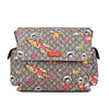 Gucci Space Cats Birds GG Supreme Canvas Diaper Bag Baby Beige 211131-204991