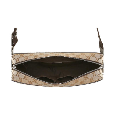 Gucci Unisex Beige Canvas GG Guccissima Camera Case Messenger Bag 449173