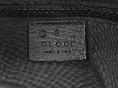 Gucci Unisex Black GG Nylon Canvas Web Viaggio Collection Tote Bag 449178