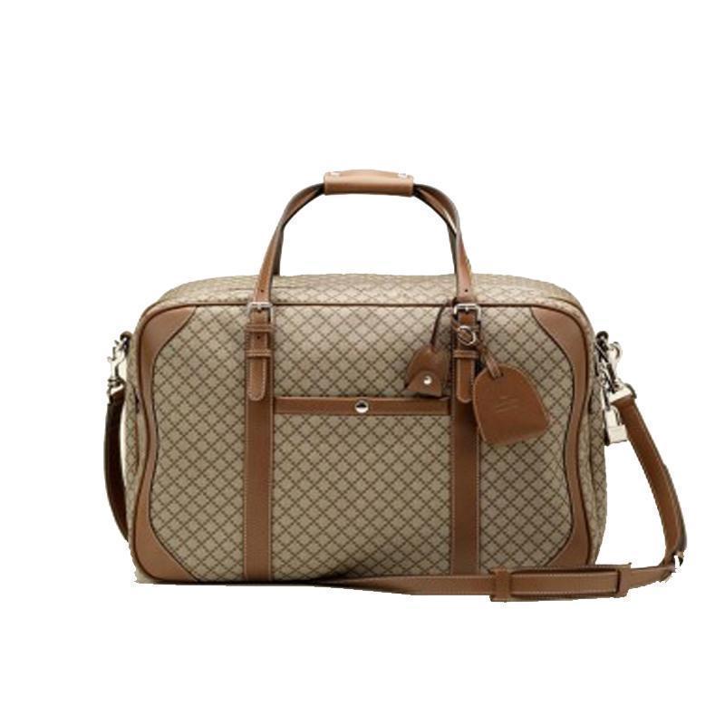 Gucci Unisex Classic Diamante Carry-On Travel Luggage Beige/Brown 267905