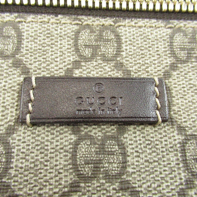 Gucci Unisex Original GG Supreme Beige Canvas Laptop Case Briefcase 267919