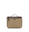 Gucci Unisex Original GG Supreme Beige Canvas Laptop Case Briefcase 267919