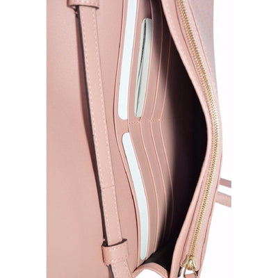 Gucci Wallet Soft Pink Leather Microguccissima Cross Body Wallet Bag 466507