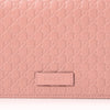 Gucci Wallet Soft Pink Leather Microguccissima Cross Body Wallet Bag 466507