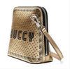 Gucci Women's Black GUCCY Sega Script Dome Mini Crossbody Bag 511189 1055