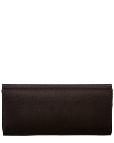 Gucci Women's Broadway Envelope Black Satin Clutch 531874