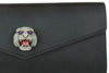 Gucci Women's Broadway Envelope Black Satin Clutch 531874