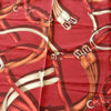 Gucci Women's Classic Burgundy Crespo Bandanna Luxury Scarf 391023