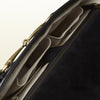 Gucci Women's Classic Horsebit Black Patent Leather Clutch Bag 317637