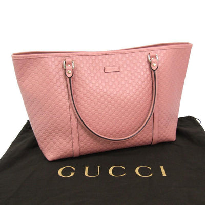 Gucci Women's Pink GG Microguccissima Leather Joy Shopping Tote 449648