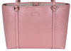 Gucci Women's Pink GG Microguccissima Leather Joy Shopping Tote 449648