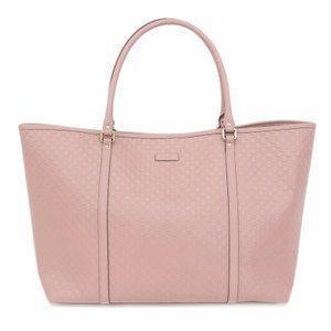 Gucci Women's Pink GG Microguccissima Leather Joy Shopping Tote 449648