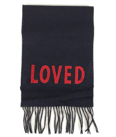 Gucci Women's Love Blue Cashmere Scarf 481318