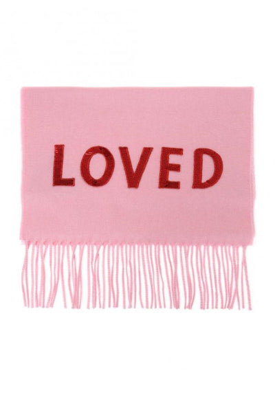 Gucci Women's Love Pink Cashmere Scarf 481318