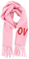 Gucci Women's Love Pink Cashmere Scarf 481318