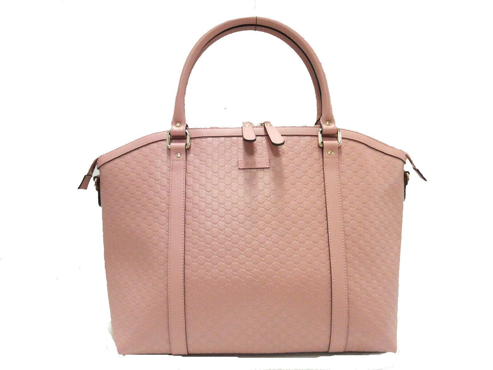 Gucci Women's Microguccissima Light Pink GG Calf Leather Dome Handbag 449658