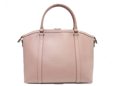 Gucci Women's Microguccissima Light Pink GG Calf Leather Dome Handbag 449658