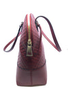 Gucci Women's Microguccissima Red Soft Calf Leather Medium Dome Handbag Tote 449243