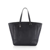 Gucci Women's Microguccissma Soft Calf Leather Black Large Top Zip Tote 449242