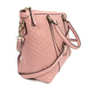 Gucci Women's Microguccissma Soft Calf Leather Light Pink Medium Top Zip Tote 449655