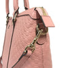 Gucci Women's Microguccissma Soft Calf Leather Light Pink Medium Top Zip Tote 449655