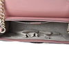 Gucci Women's Pink Emily Microguccissima Medium Leather Chain Bag 449635