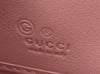 Gucci Women's Soft Pink Microguccissima GG Zip Around Leather Wallet 449391