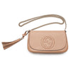 Gucci Women's Soho Disco Camelia Beige GG Chain Cross Body 536224