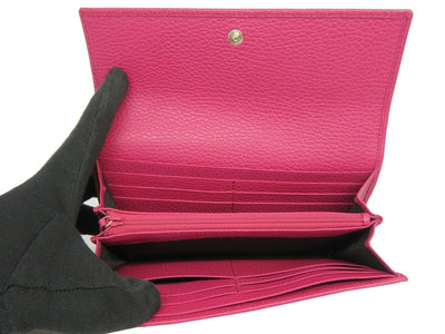 Gucci Women's Swing Blossom Pink Continental Flap Wallet Large 354496